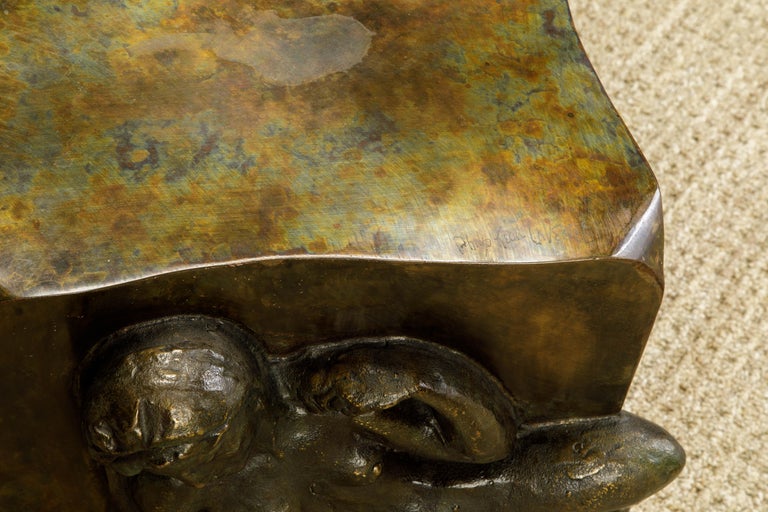 Philip and Kelvin LaVerne 'Aphrodite' Bronze Sculpture on Pedestal, 1960s Signed 8