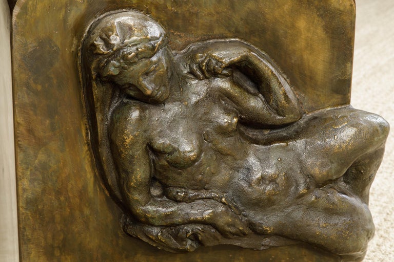Philip and Kelvin LaVerne 'Aphrodite' Bronze Sculpture on Pedestal, 1960s Signed 6