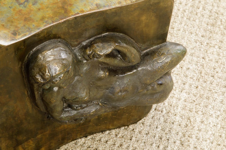 Philip and Kelvin LaVerne 'Aphrodite' Bronze Sculpture on Pedestal, 1960s Signed 7