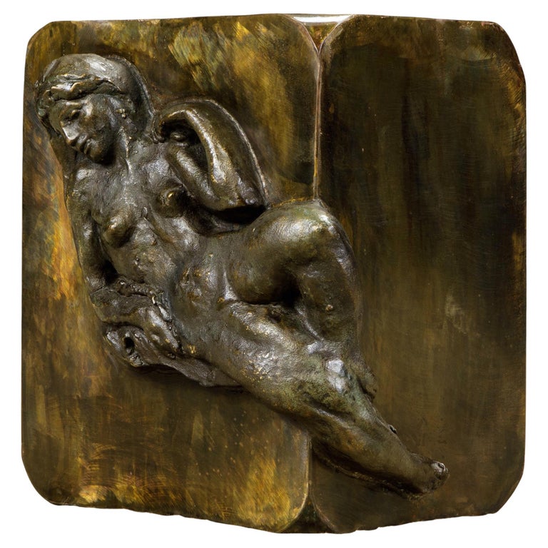 Philip and Kelvin LaVerne 'Aphrodite' Bronze Sculpture on Pedestal, 1960s Signed