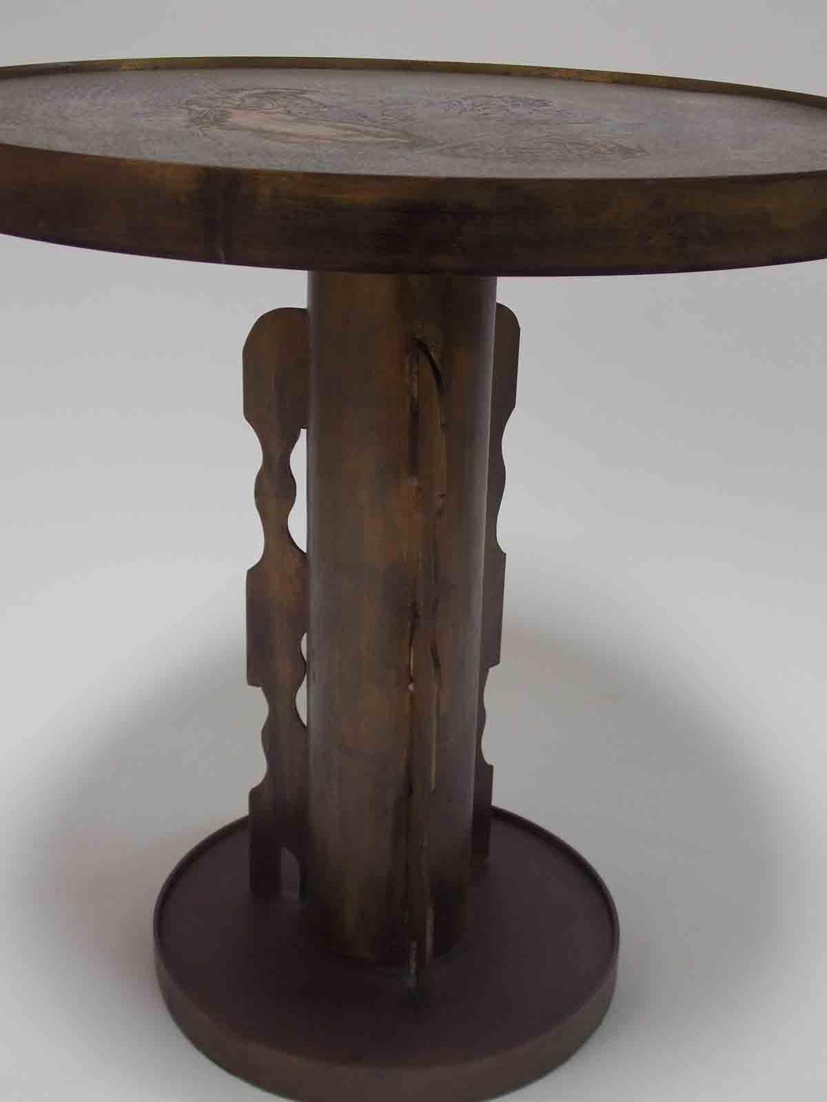 Philip and Kelvin Laverne Apres Picasso Occasional Table In Good Condition In West Palm Beach, FL