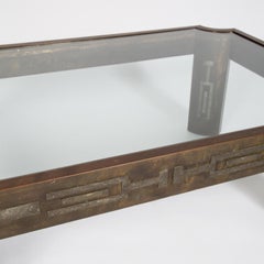 Philip and Kelvin LaVerne Bronze Coffee Table