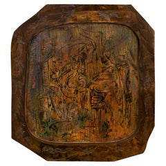 Philip and Kelvin LaVerne Bronze Painting "Rhapsody #1" 1972 (Signé et daté)