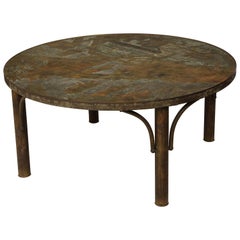Vintage Philip and Kelvin LaVerne Bronze Patinated Coffee Table