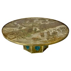 Philip and Kelvin Laverne "Chan" Circular Cocktail Table