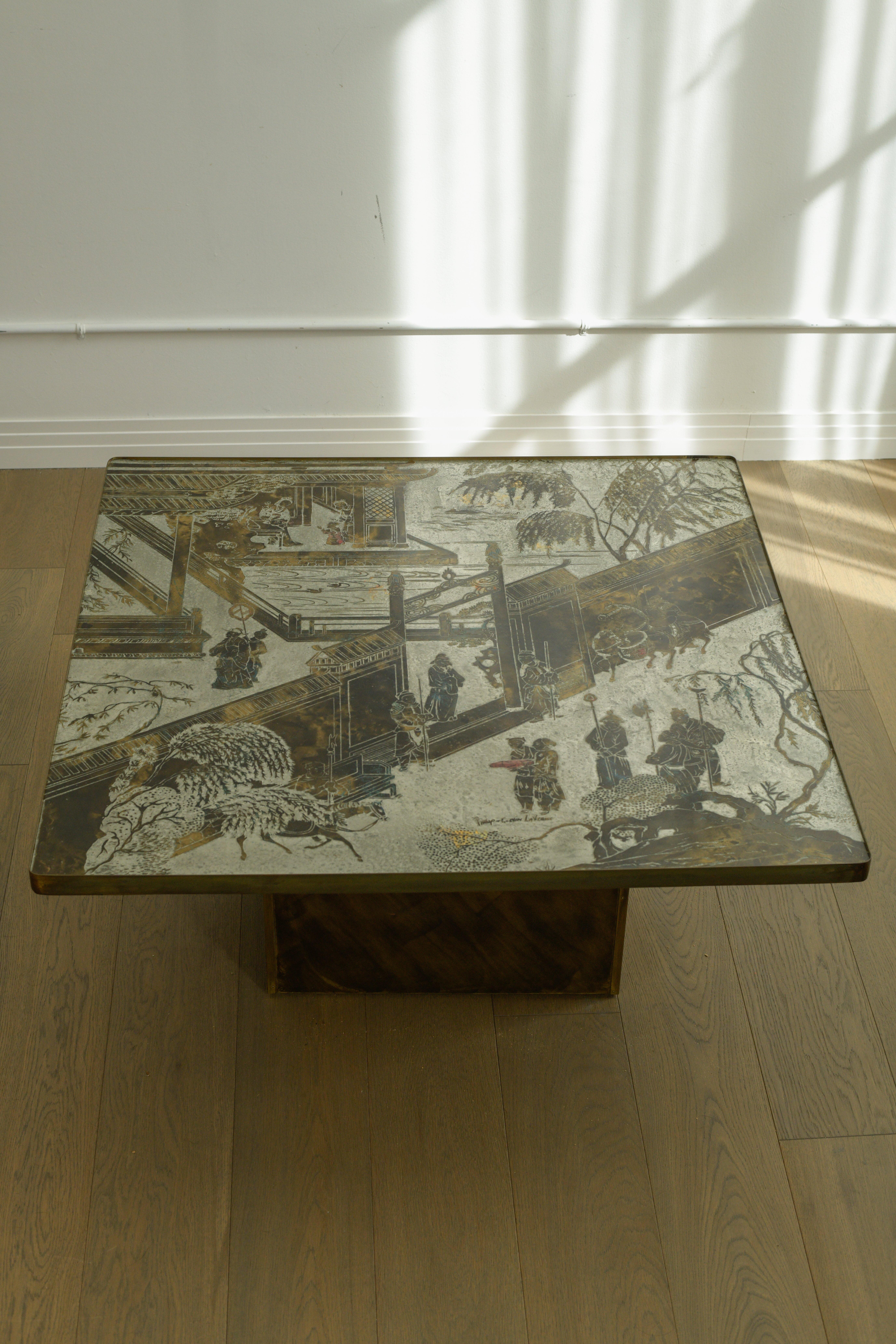 Mid-Century Modern Table basse Philip and Kelvin LaVerne Chan en vente