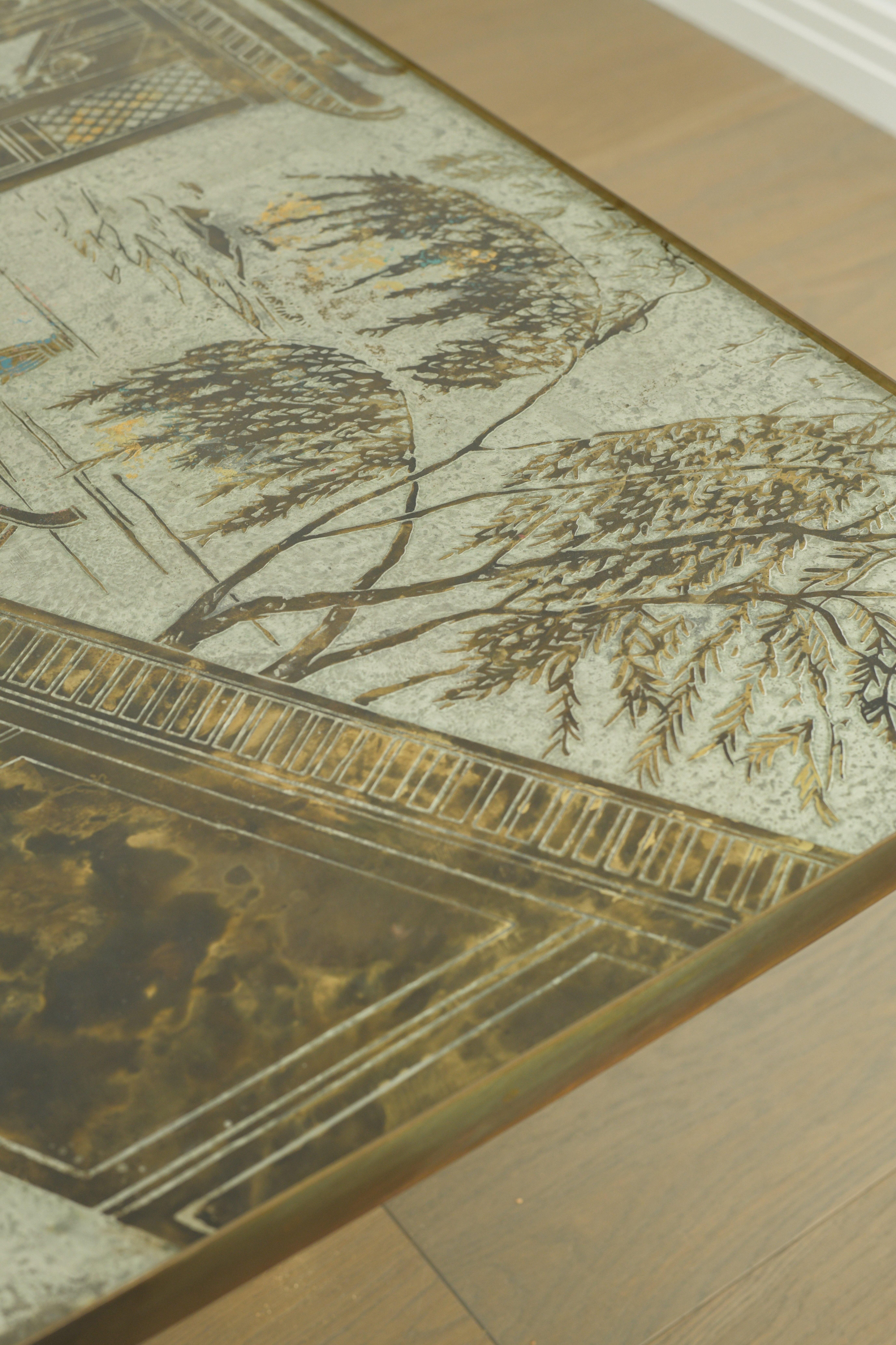 Table basse Philip and Kelvin LaVerne Chan Bon état - En vente à Los Angeles, CA