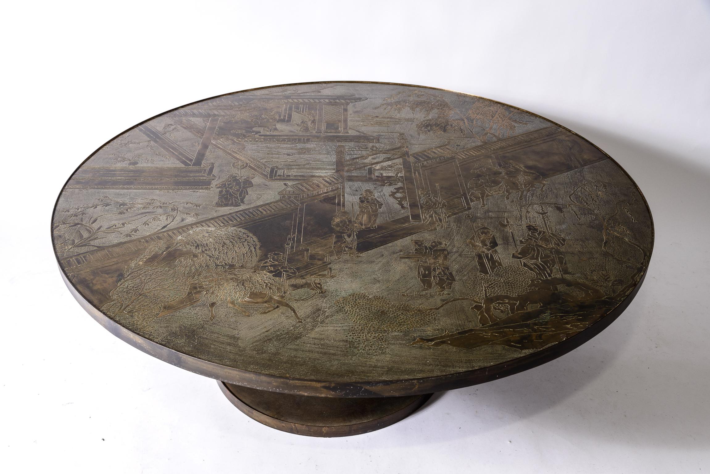 Philip And Kelvin Laverne Chan Table In Good Condition For Sale In West Palm Beach, FL