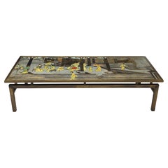 Philip and Kelvin LaVerne Chin Ying Rechteckiger Couchtisch in Bronze