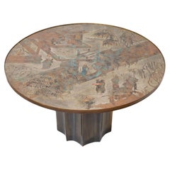 Vintage Philip and Kelvin Laverne Chinoiserie Center Table, New York, circa 1960's