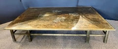 Philip and Kelvin LaVerne Coffee Cocktail Table, Custom Made Monumental