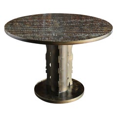 Philip and Kelvin LaVerne Eternal Forest Center Table, circa 1969