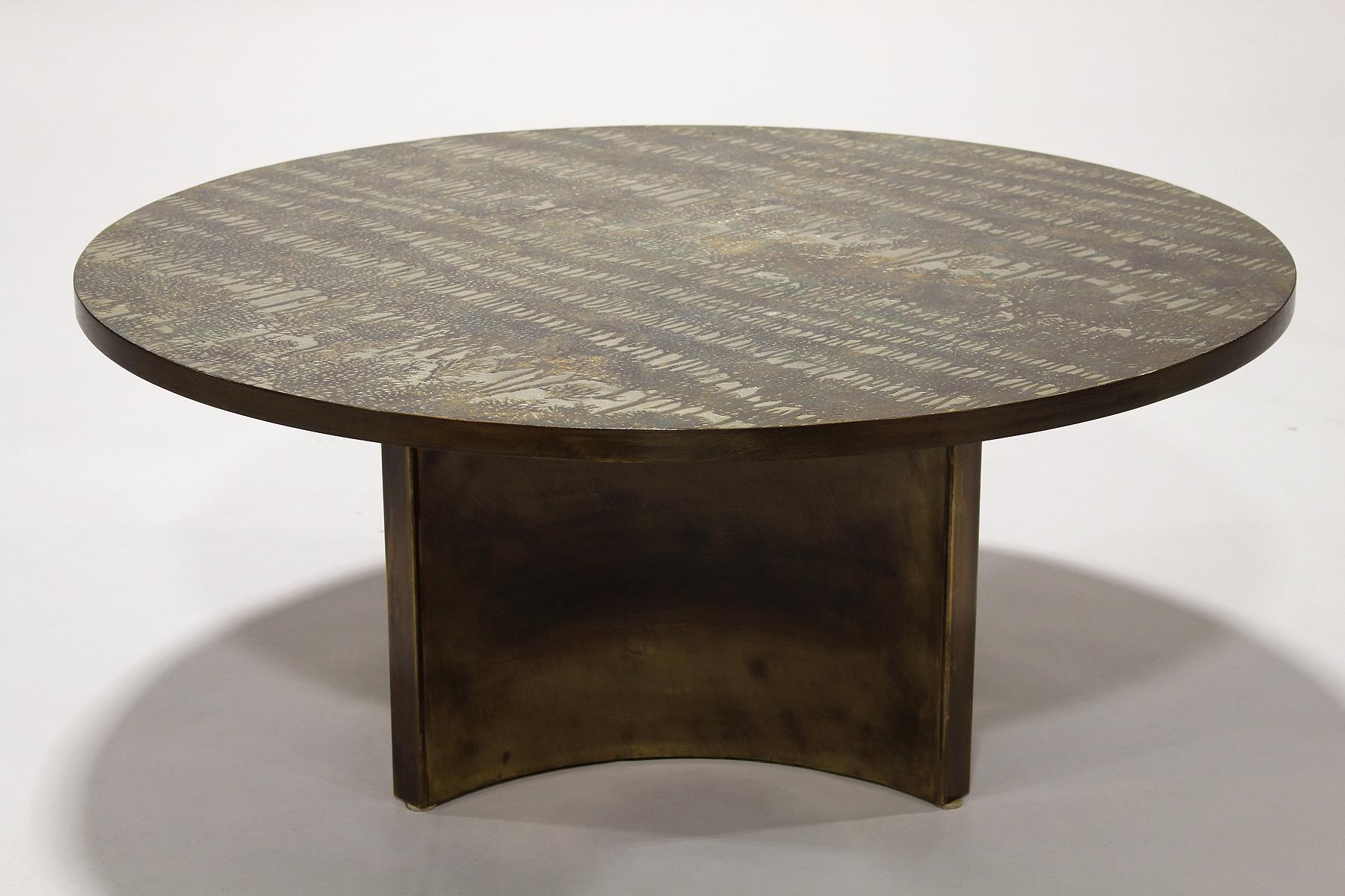 Mid-Century Modern Philip and Kelvin Laverne Eternal Forest Table