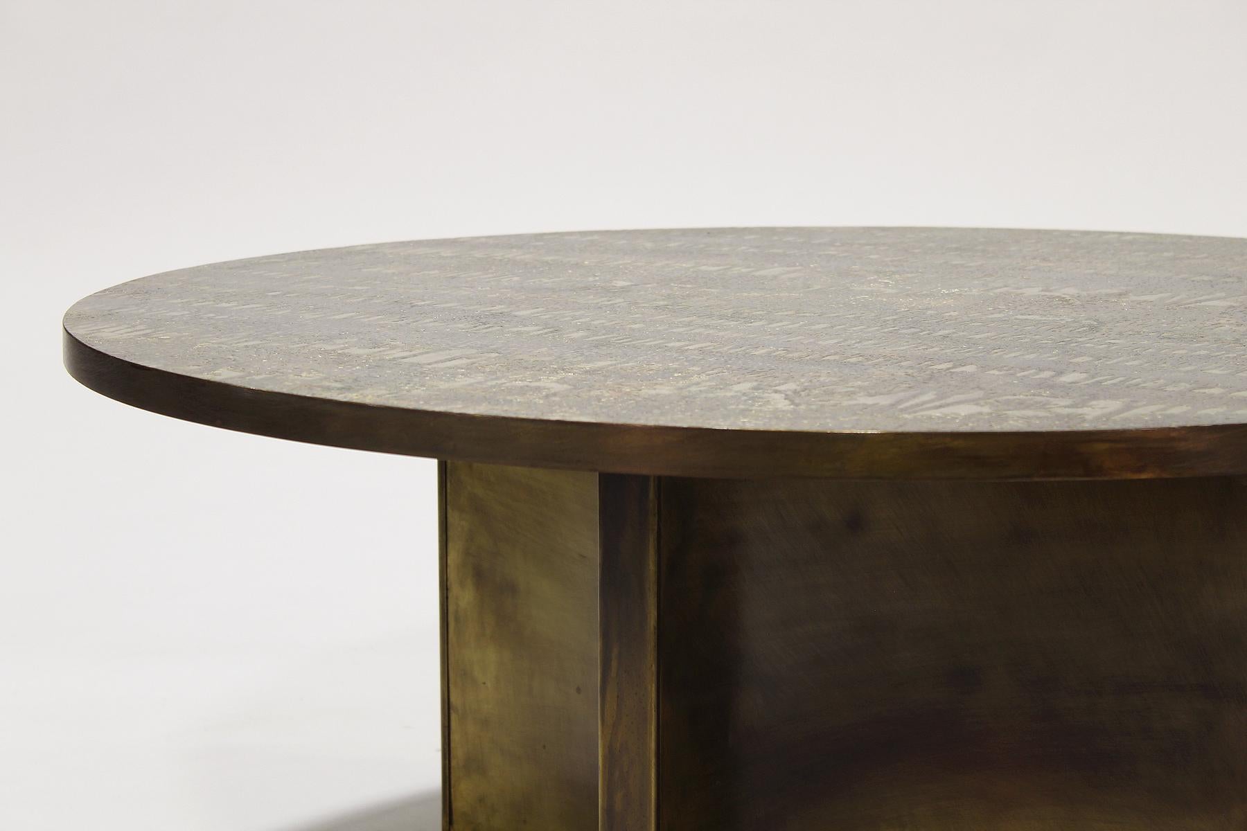 Mid-20th Century Philip and Kelvin Laverne Eternal Forest Table