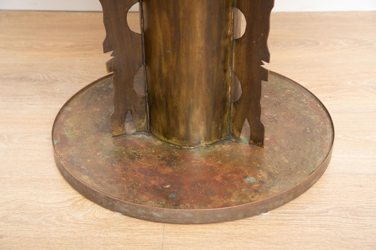 Philip and Kelvin LaVerne Etruscan Center Table, New York, circa 1960's In Good Condition In Miami, FL