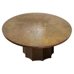Philip and Kelvin LaVerne Etruscan Coffee Table, New York, circa 1960's