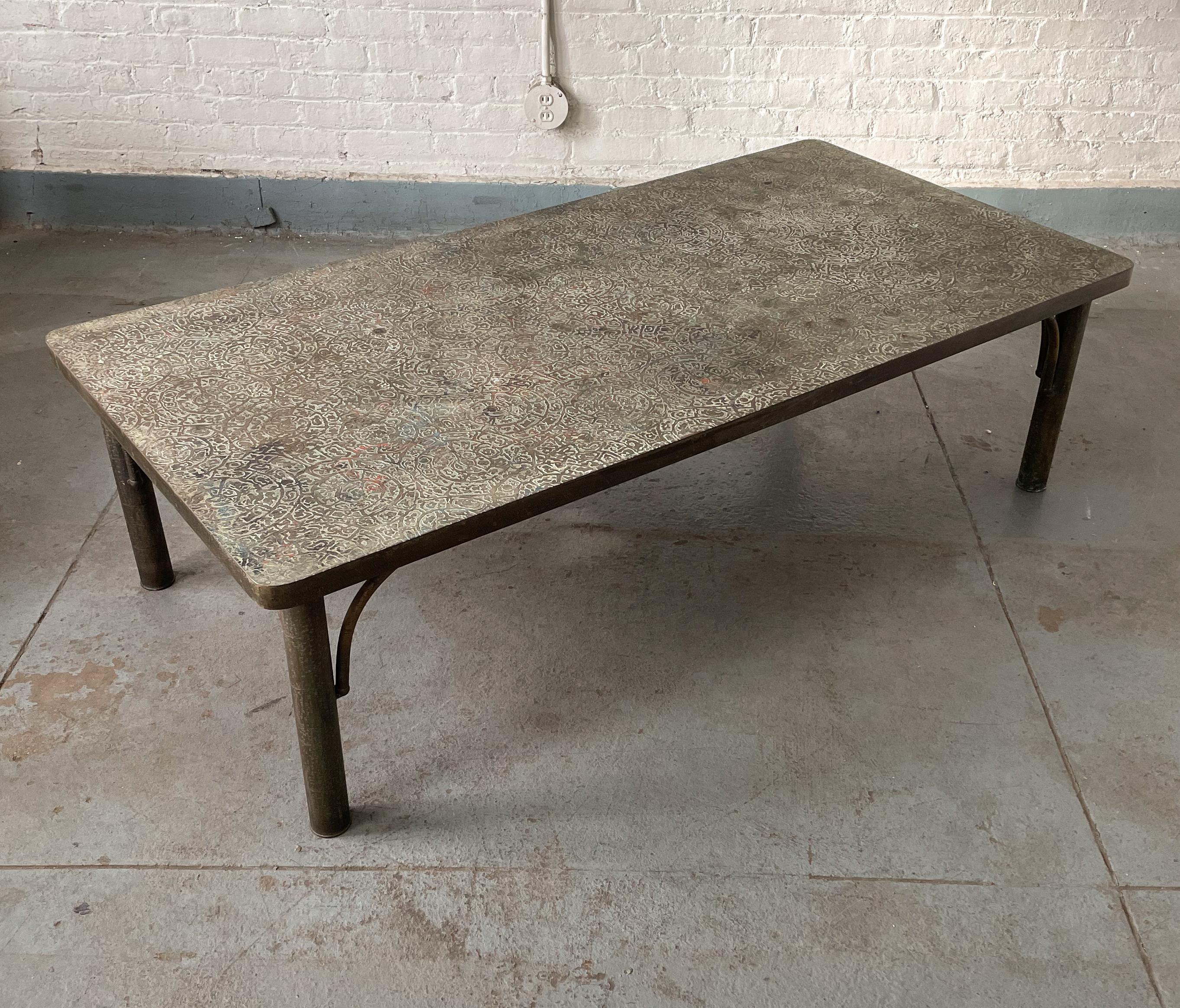 Rare and generously proportioned rectangular 