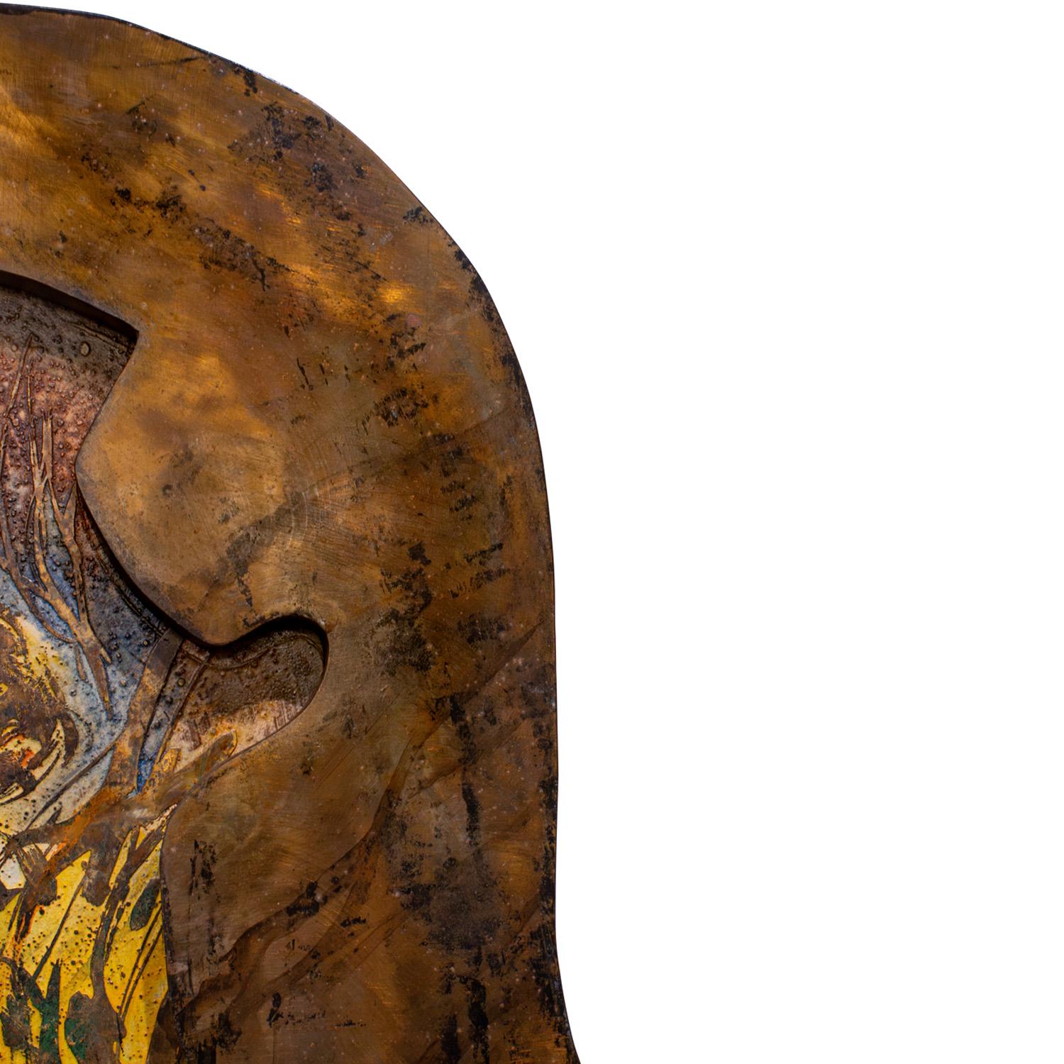 Philip and Kelvin LaVerne Exceptional Bronze Painting 