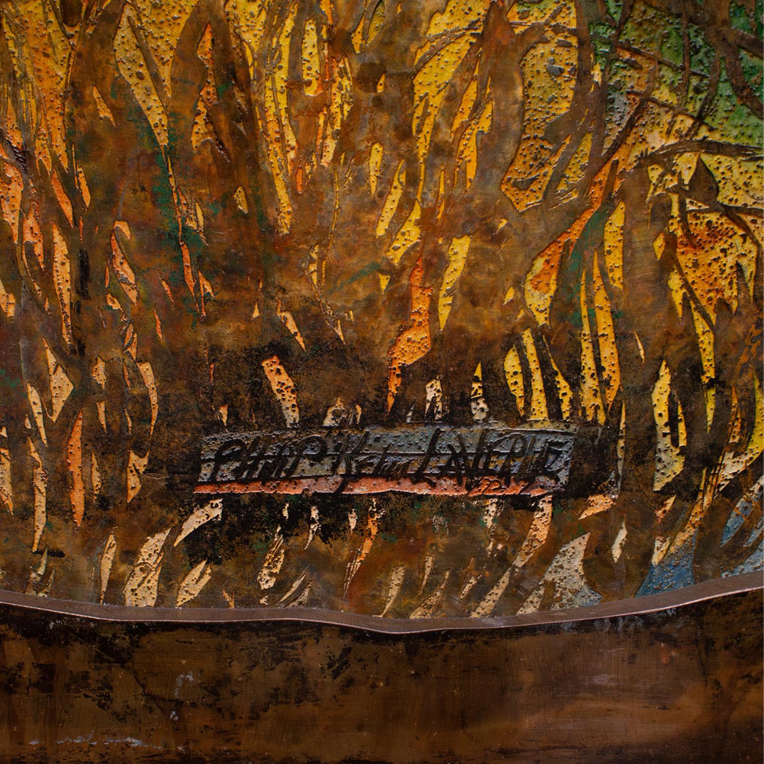 Philip and Kelvin LaVerne Exceptional Bronze Painting 