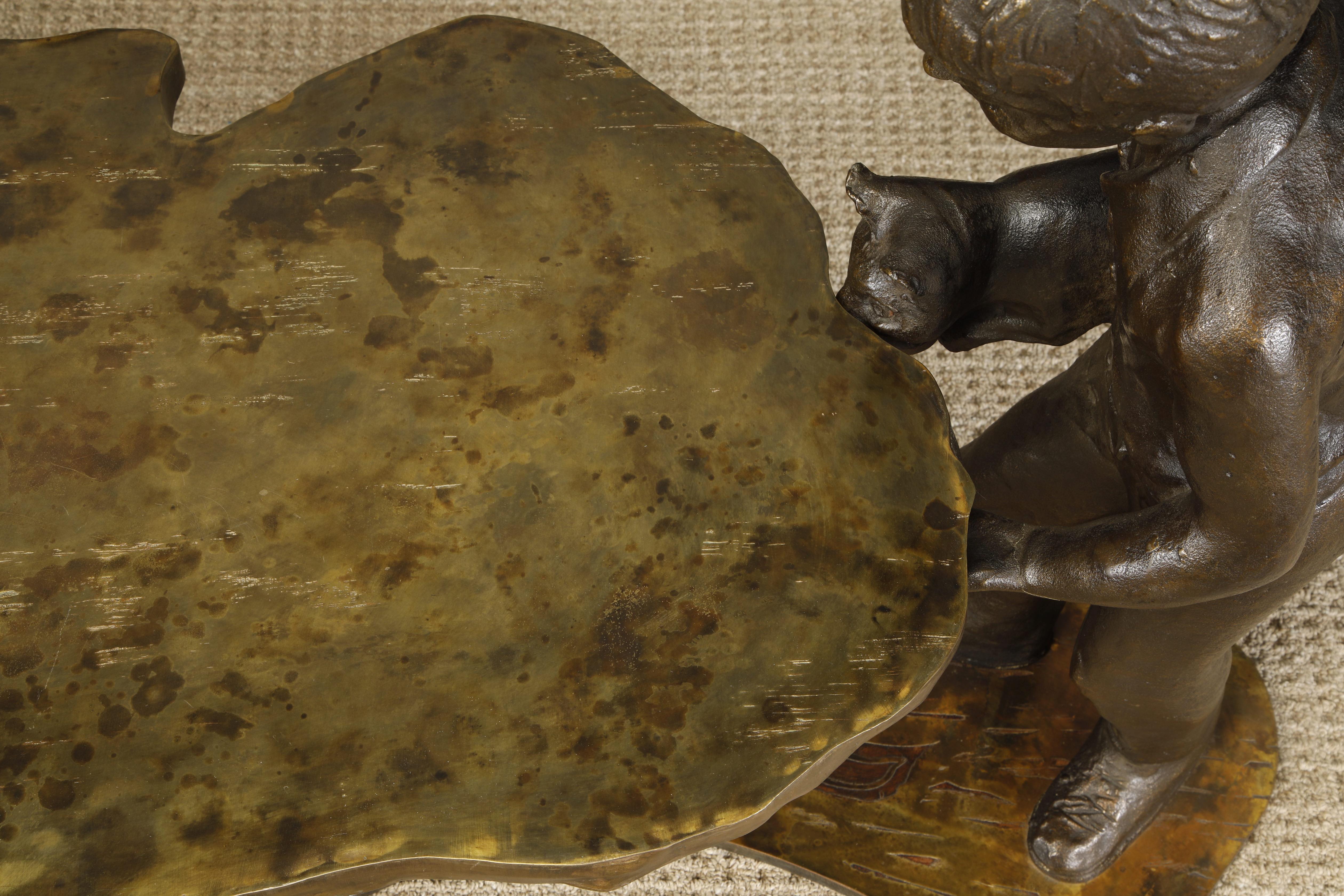 Philip and Kelvin LaVerne 'Generation' Bronze Sculpture Table, c. 1964, Signed For Sale 9