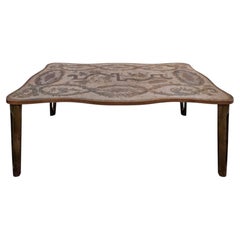 Philip and Kelvin LaVerne Important and Unique Dining Table 1960's (Signed)