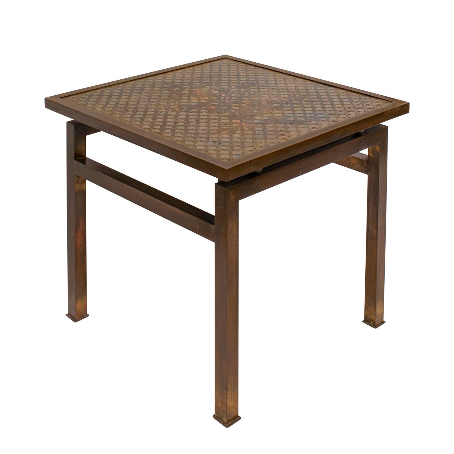 Mid-Century Modern Philip and Kelvin LaVerne Table d'appoint 