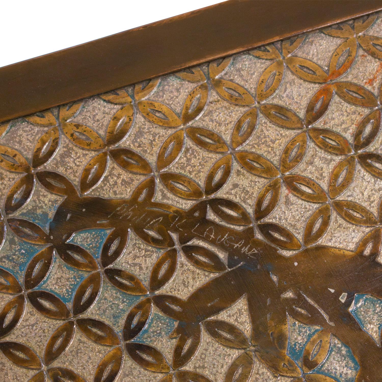 Bronze Philip and Kelvin LaVerne Table d'appoint 