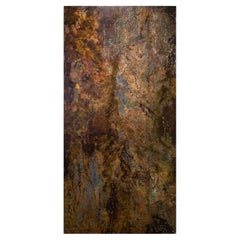 Philip and Kelvin LaVerne Großes Gemälde "Regenwald" auf Bronze 1970er Jahre (signiert)