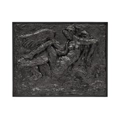 Philip and Kelvin LaVerne "Leda and the Swan" Wall Sculpture 1960s (Signed)