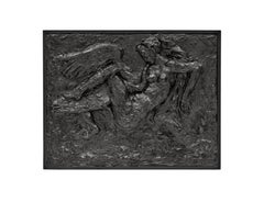 Philip and Kelvin LaVerne "Leda and the Swan" Wall Sculpture 1960s (Signed)