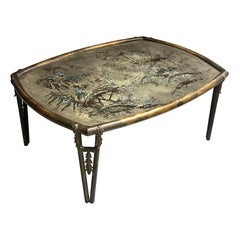 Philip and Kelvin Laverne Les Fleur Coffee Table