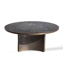 Philip and Kelvin LaVerne Mid Century Eternal Forest Bronze Coffee Table