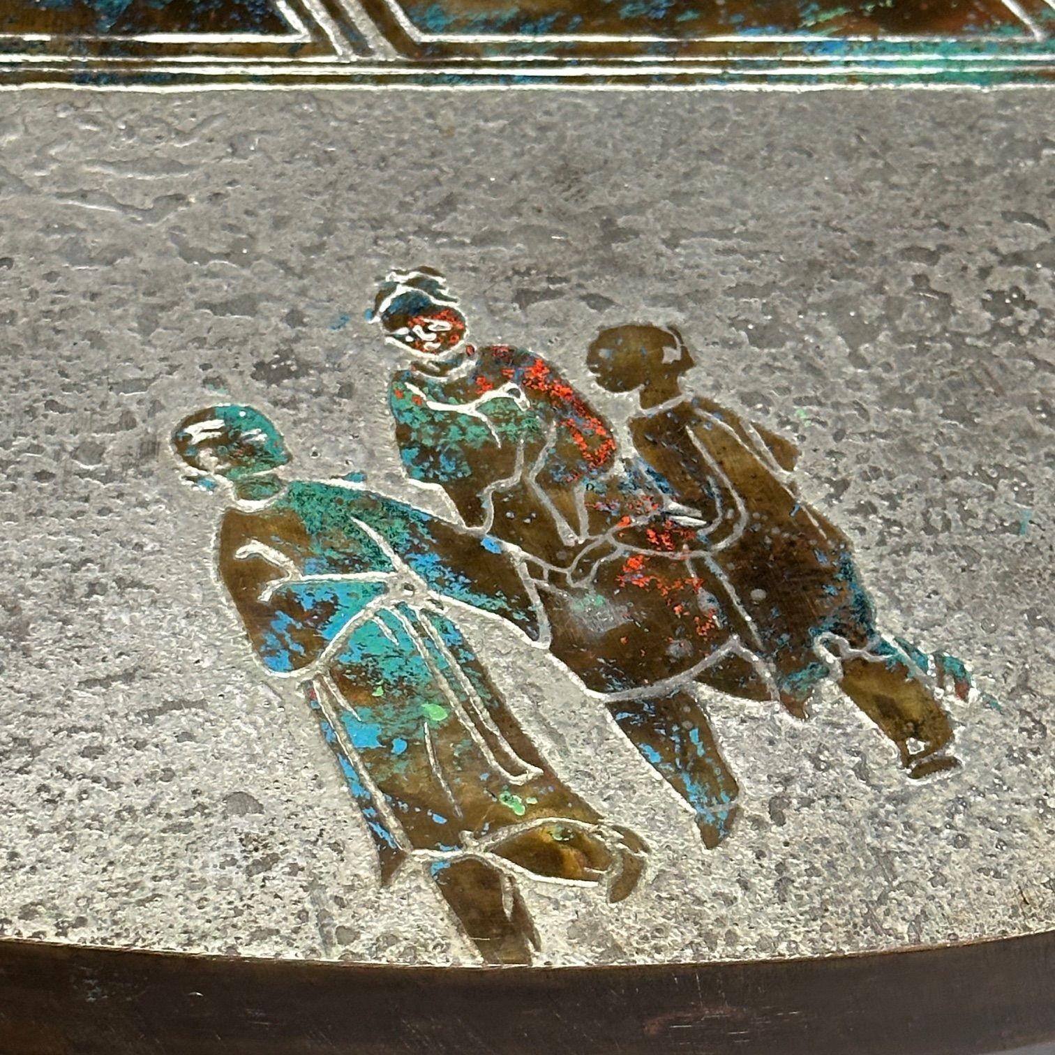 Philip and Kelvin LaVerne, Mid-Century Modern, Tao Side Tables, Bronze, 1960s en vente 8