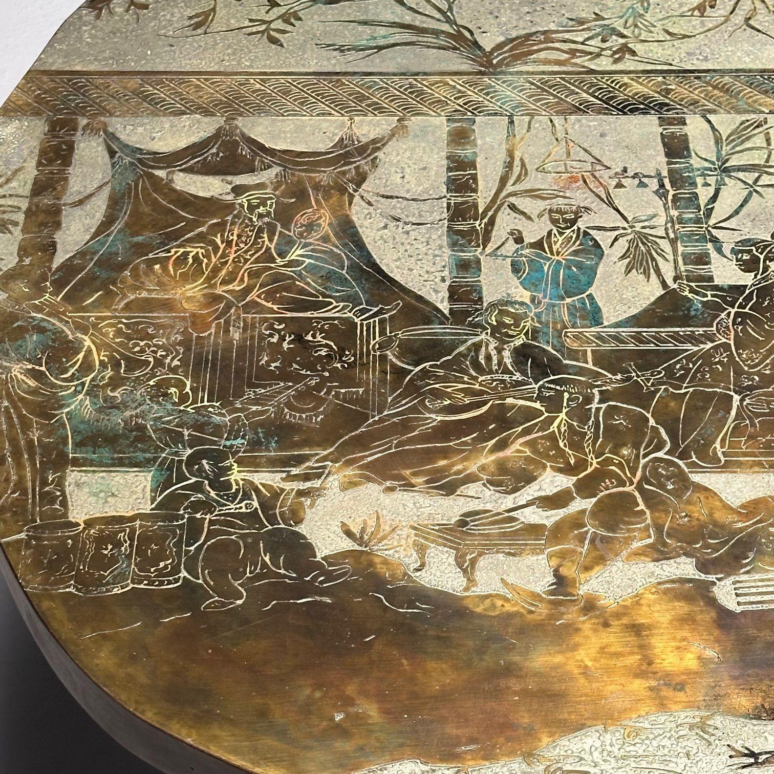 Philip & Kelvin LaVerne, Mid-Century, T'ang Marriage Coffee Table, Bronze, 1965 en vente 1