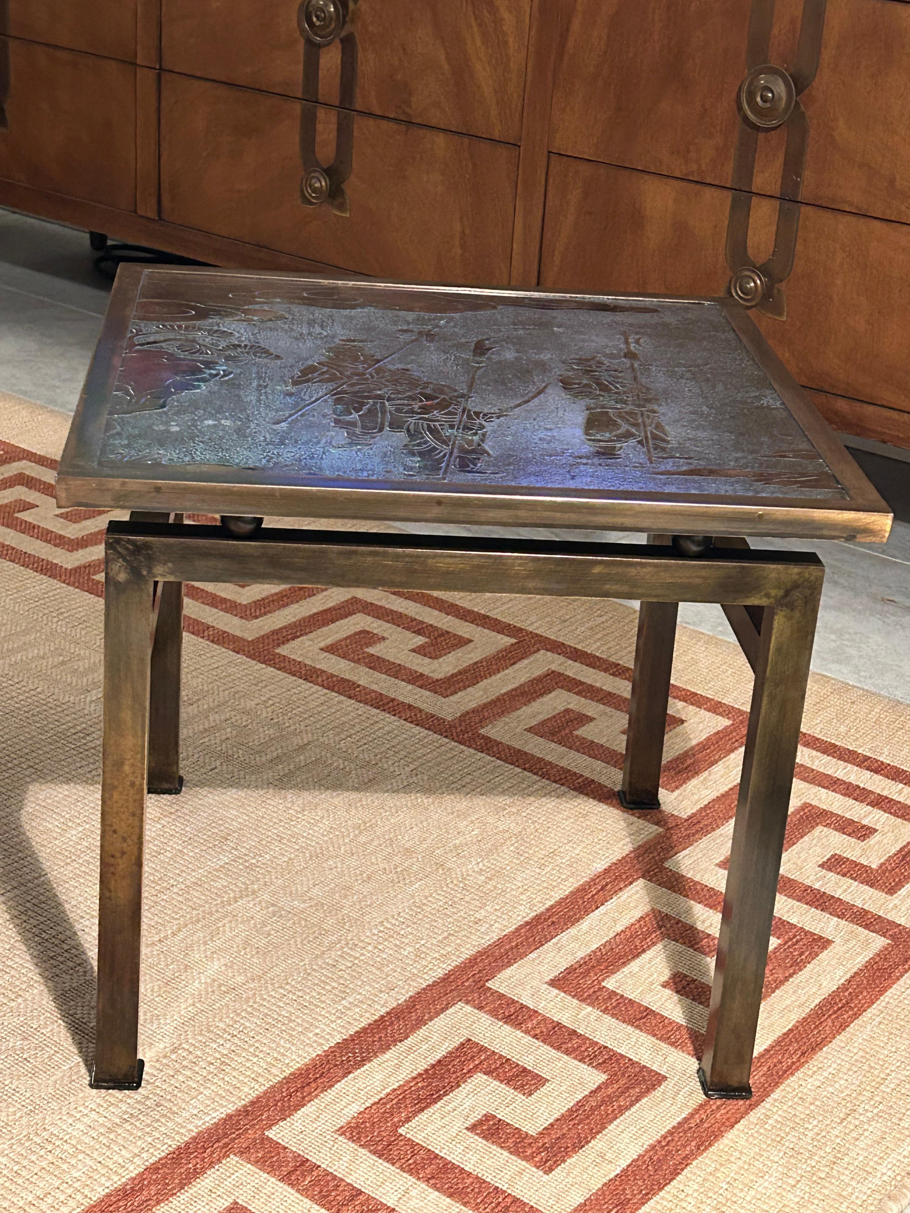 Philip and Kelvin Laverne Ming side table For Sale 6