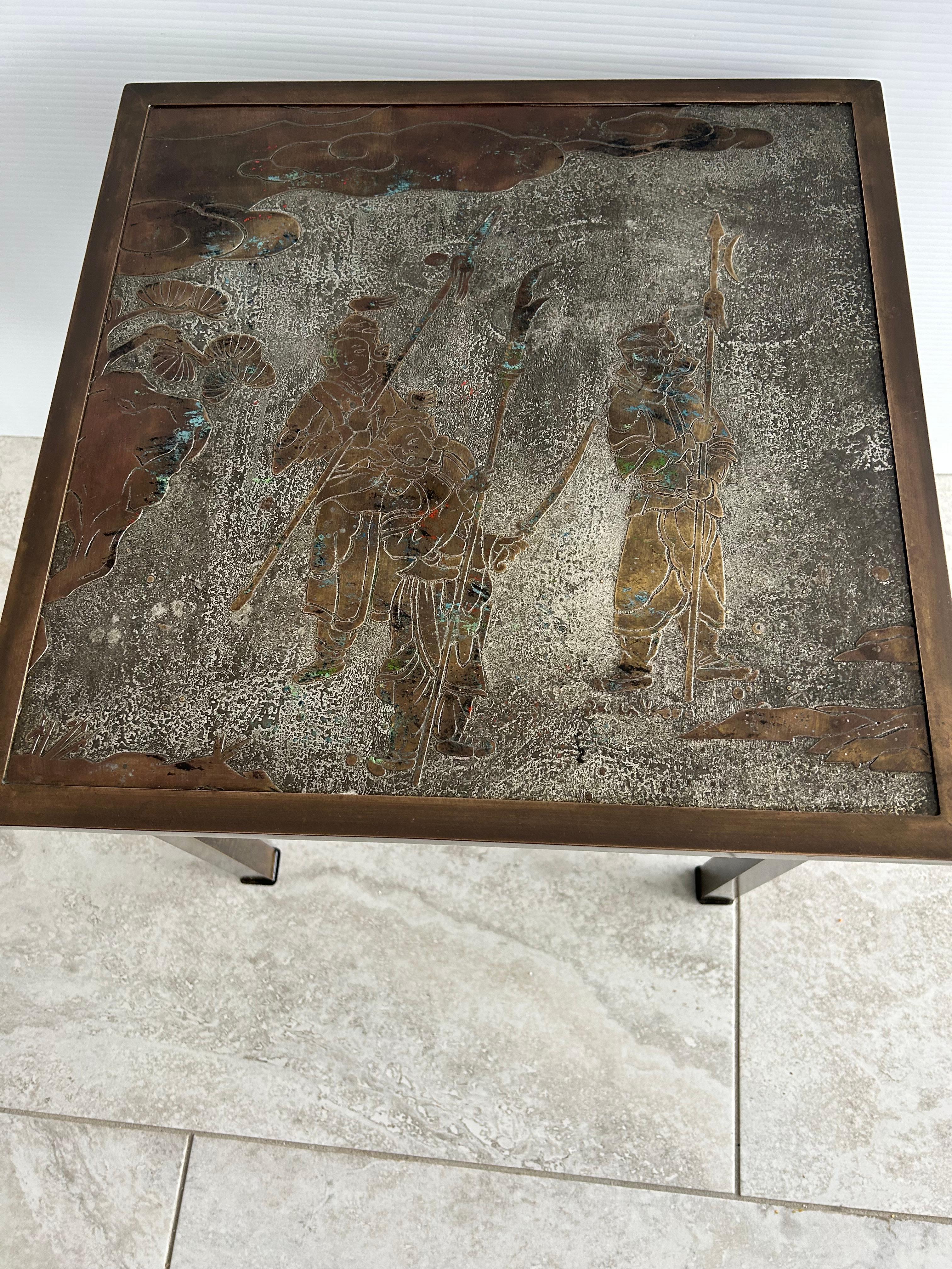 Philip and Kelvin Laverne Ming side table For Sale 7