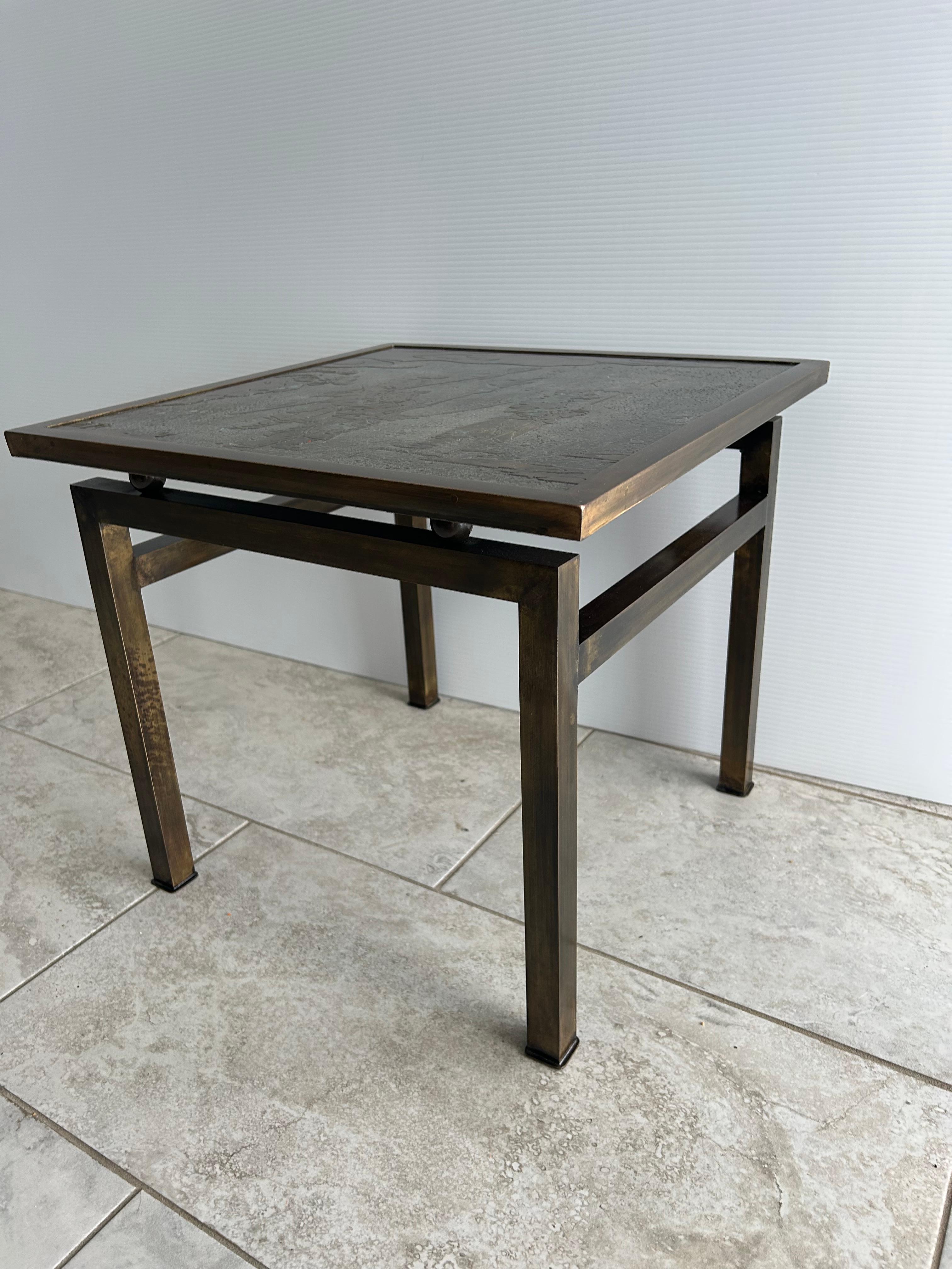 Philip and Kelvin Laverne Ming side table For Sale 8
