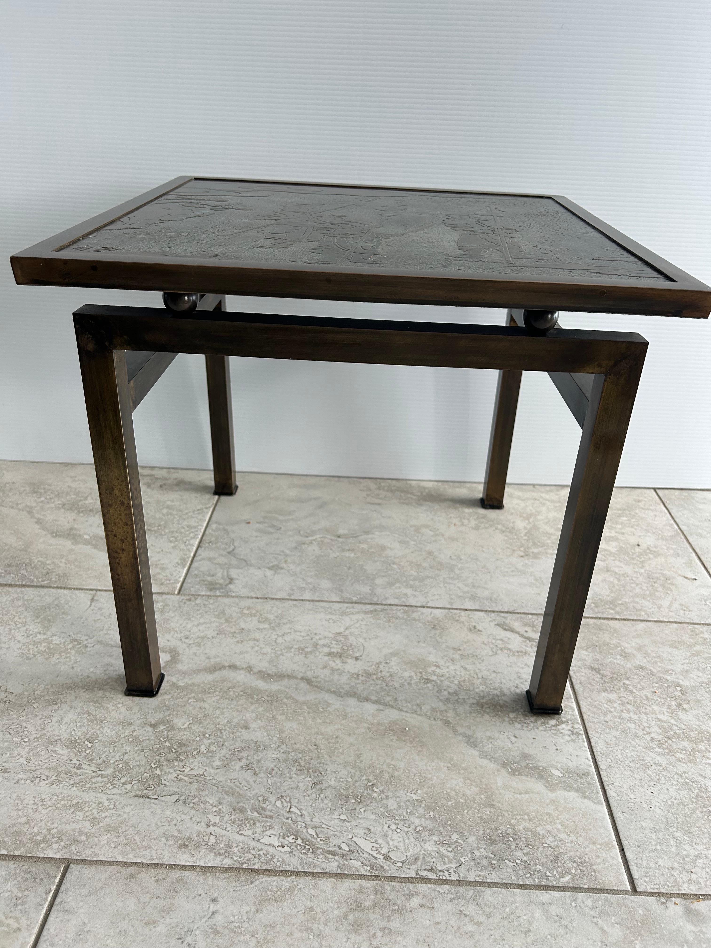 Philip and Kelvin Laverne Ming side table For Sale 9