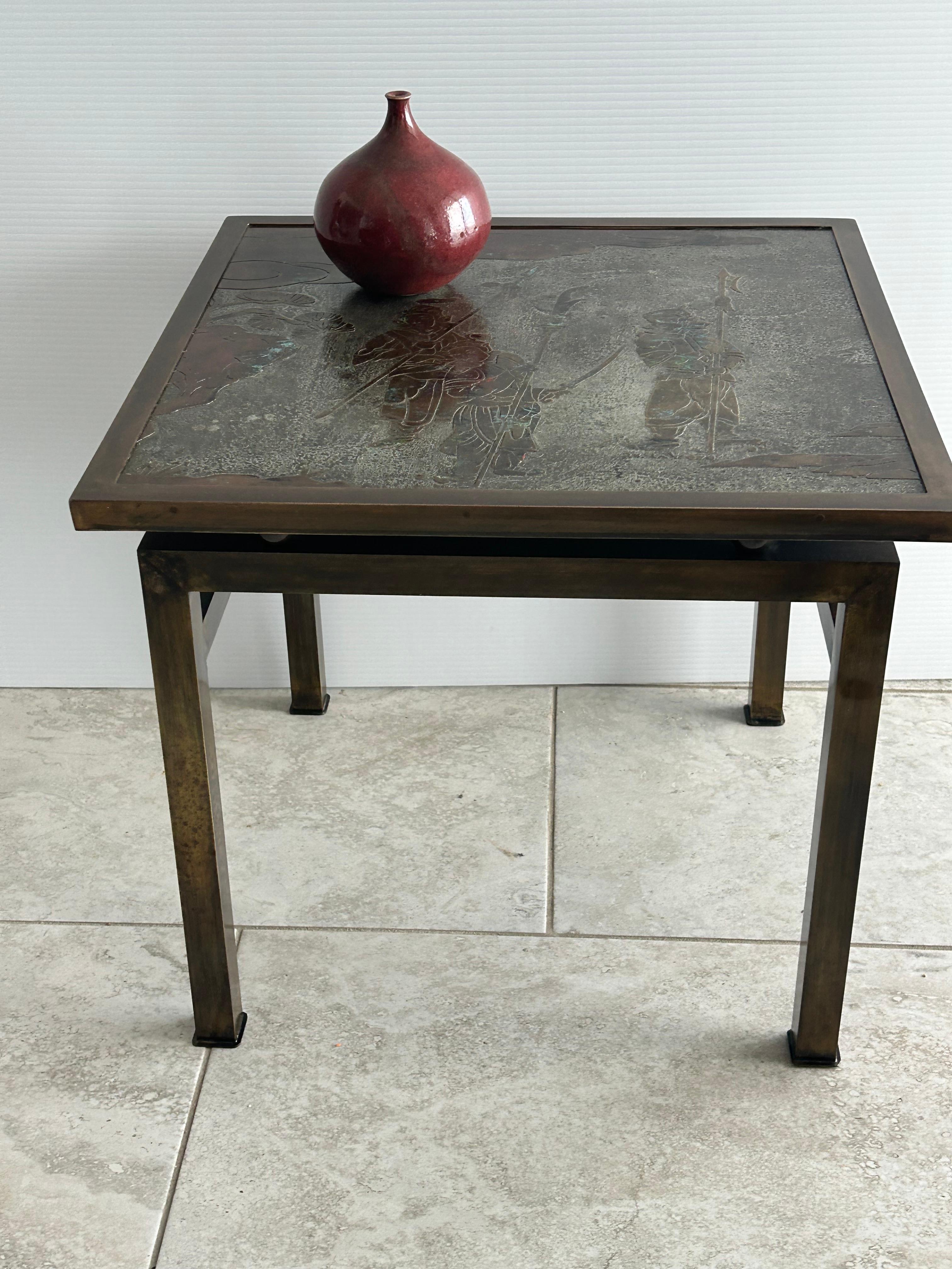 Philip and Kelvin Laverne Ming side table For Sale 10