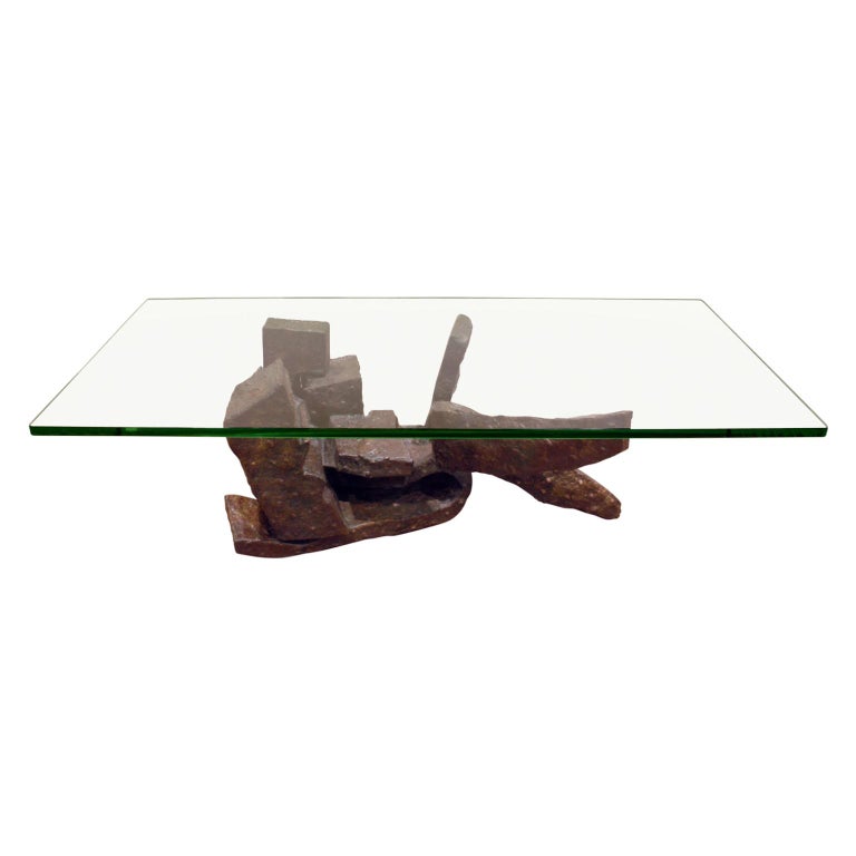 Philip and Kelvin LaVerne "Moment of Truth" a Unique Bronze Coffee Table, 1970s