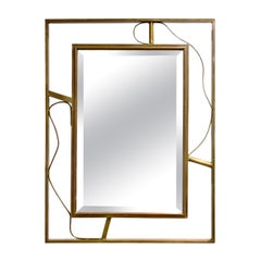Philip and Kelvin LaVerne One-of-a-kind Sculpture Mirror 1960s, 'Signed'