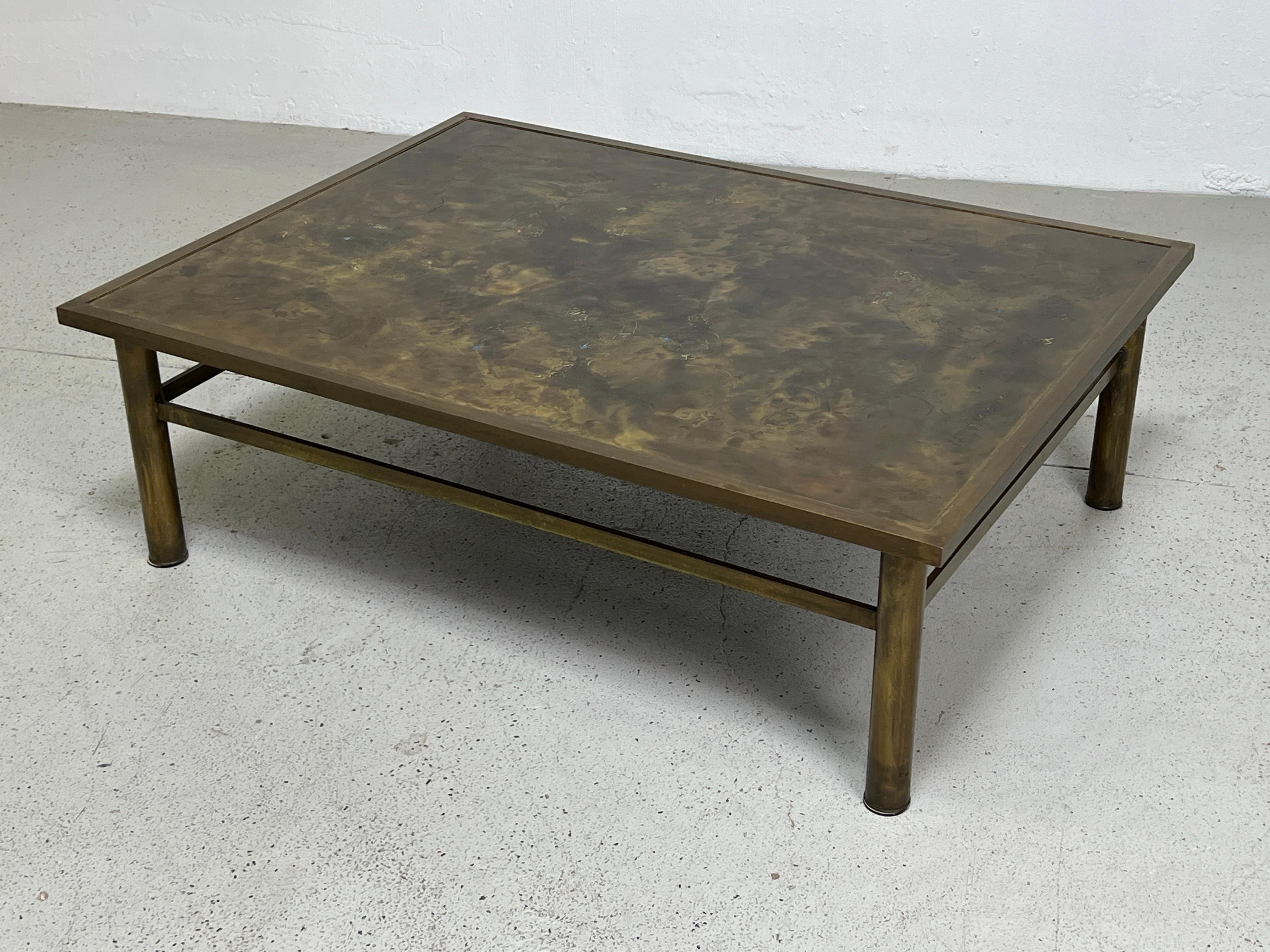 Philip and Kelvin Laverne Patinated Bronze Classical Coffee Table 7