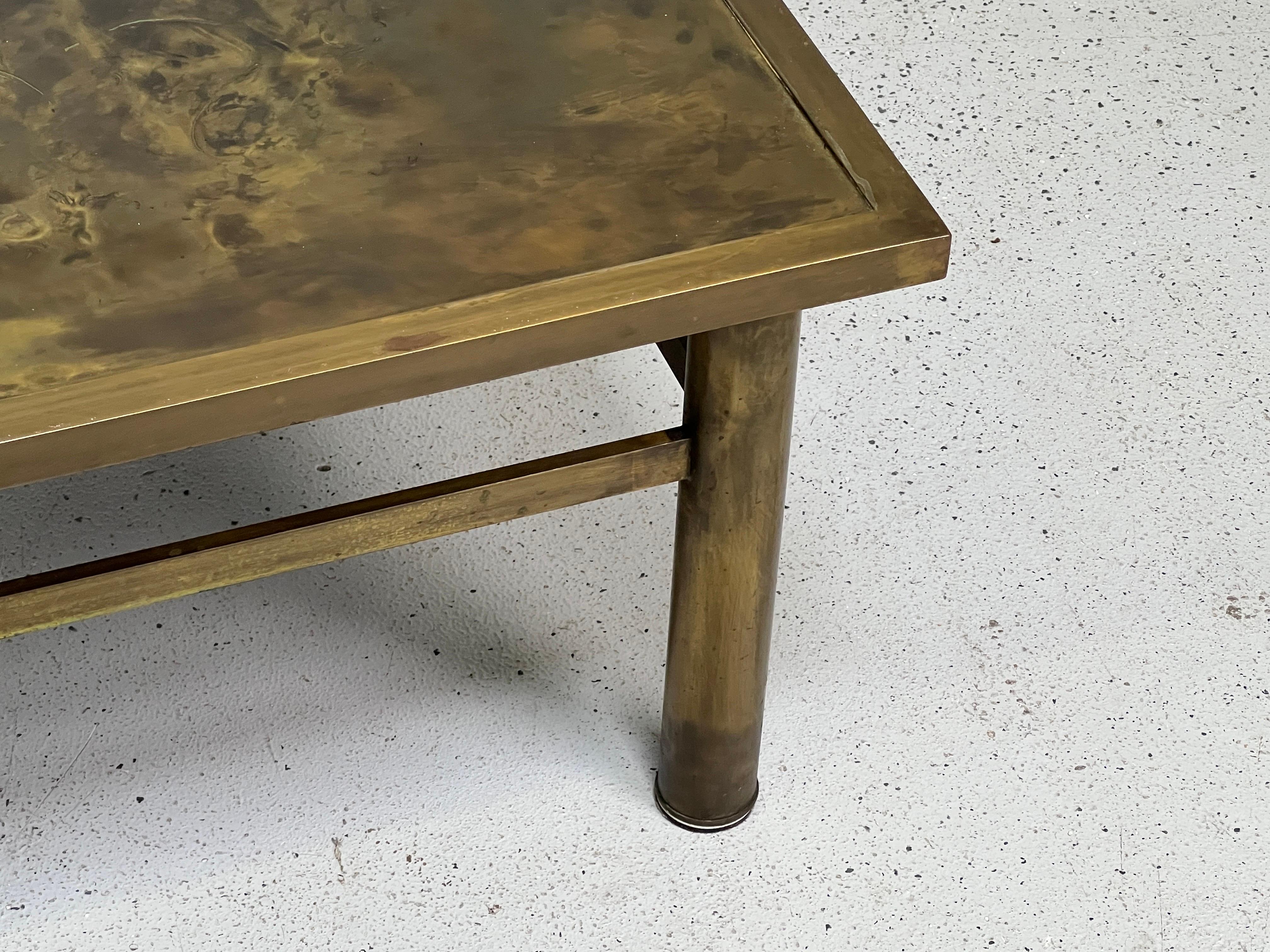 Philip and Kelvin Laverne Patinated Bronze Classical Coffee Table 8