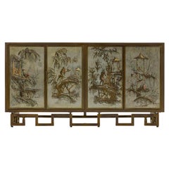 Philip and Kelvin LaVerne Rare 4-Door "Chinois Cabinet" 1960s (Signed)