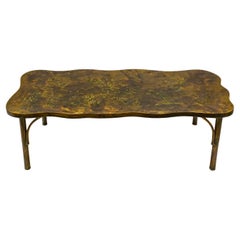 Philip and Kelvin LaVerne Rare "Dogwood Floral" Coffee Table 1960s (Signed)