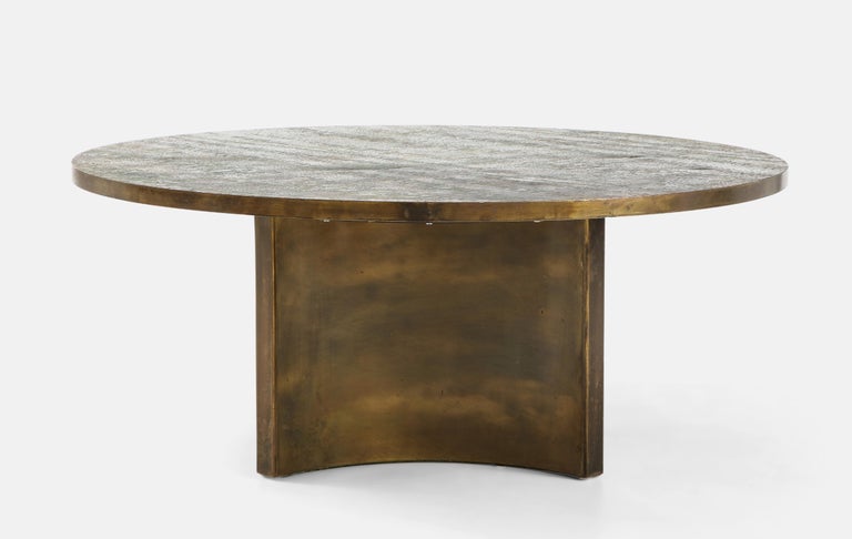 American Philip and Kelvin LaVerne Rare 'Eternal Forest' Coffee Table