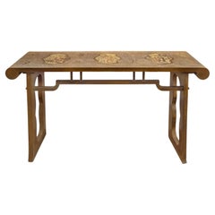 Philip and Kelvin LaVerne Rare "Kuan Yin Console Table" 1960s (Signed)
