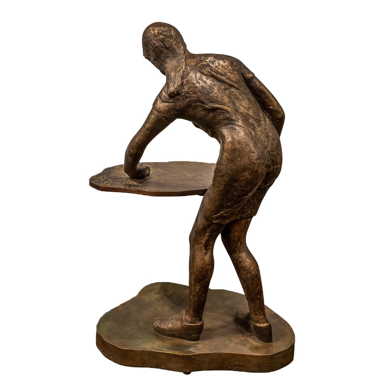 American Philip and Kelvin LaVerne Rare and Important Cast Sculpture 1960s (Signed) For Sale