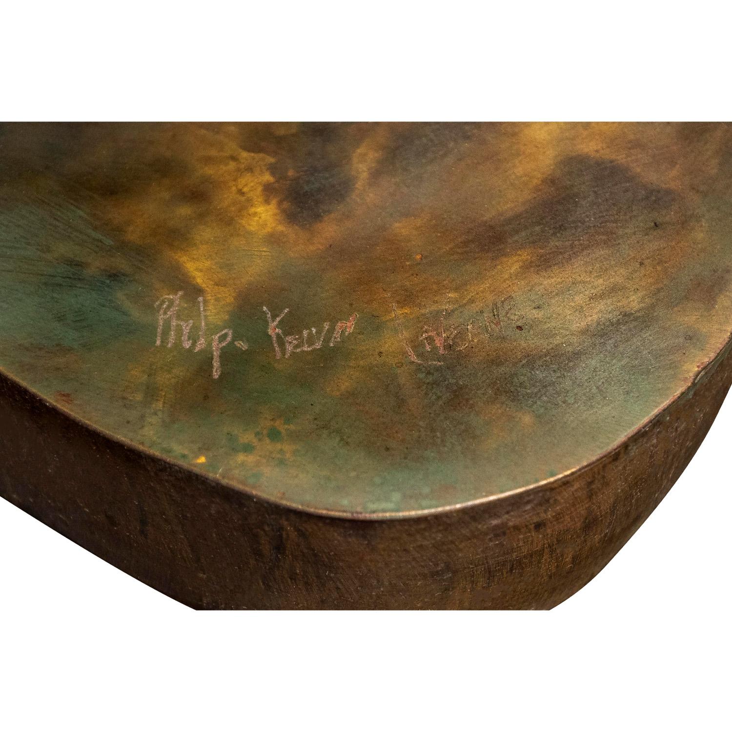 Bronze Philip and Kelvin LaVerne Rare and Important Cast Sculpture 1960s (Signed) For Sale