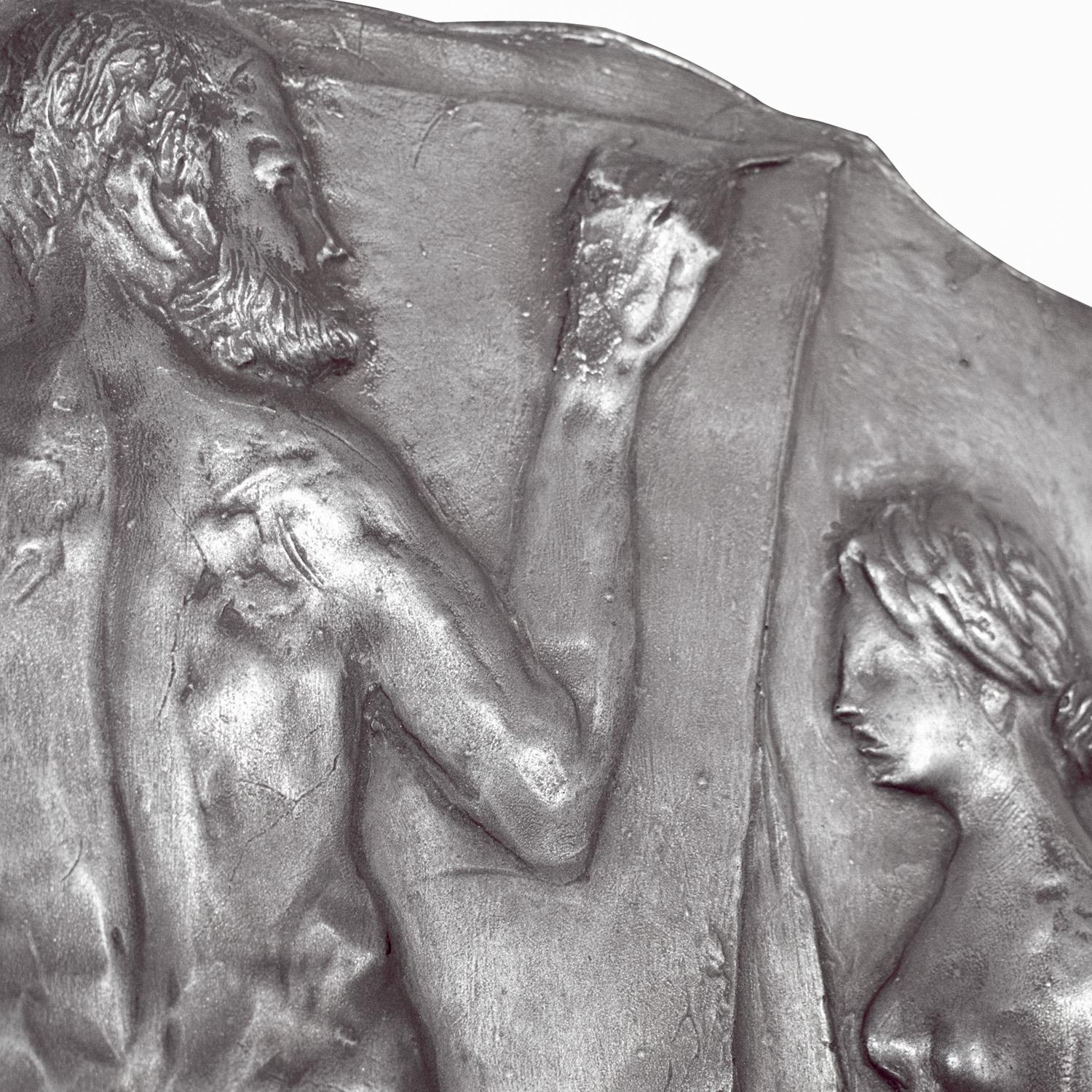 Philip and Kelvin LaVerne Rare Pewter Wall Sculpture 1960s In Excellent Condition For Sale In New York, NY